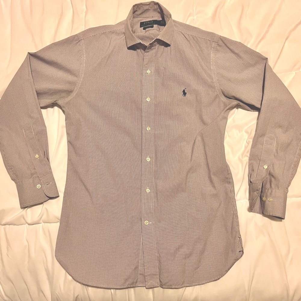 Polo Ralph Lauren Slim Fit Easy Care Shirt sz 15 32/33